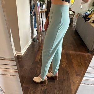 079: vintage, seafoam, green stirrup pants